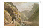 View of the Galerie d'Algaby near the Valais Border, 1811 by Mathias Gabriel Lory