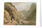 View of the Galerie d'Algaby near the Valais Border, 1811 by Mathias Gabriel Lory