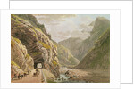 View of the Galerie d'Algaby near the Valais Border, 1811 by Mathias Gabriel Lory