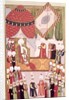 The Coronation of Sultan Selim I from the 'Hunername' by Lokman by Ottoman School