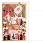 The Coronation of Sultan Selim I from the 'Hunername' by Lokman by Ottoman School