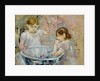 Children at the Basin, 1886 by Berthe Morisot