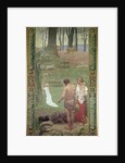 The Childhood of St. Genevieve by Pierre Puvis de Chavannes
