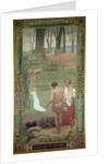 The Childhood of St. Genevieve by Pierre Puvis de Chavannes