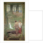 The Childhood of St. Genevieve by Pierre Puvis de Chavannes