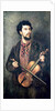 The Violin Player by Marcellin Gilbert Desboutin