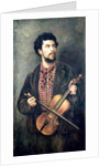 The Violin Player by Marcellin Gilbert Desboutin