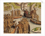 The Lusitanians send a second Boat towards me by Theodor de Bry