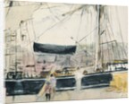 Boat on the Quay, 1875 by Berthe Morisot