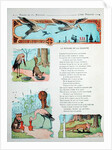 The Stork and the Fox by Benjamin (after) Rabier