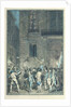 The mob roaming the streets of Paris carrying torches at night in July 1789 by Antoine Louis Francois Sergent-Marceau