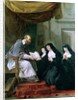 St. Francois de Sales Giving the Rule of the Visitation to St. Jeanne de Chantal by Noel Halle