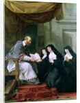 St. Francois de Sales Giving the Rule of the Visitation to St. Jeanne de Chantal by Noel Halle