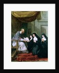 St. Francois de Sales Giving the Rule of the Visitation to St. Jeanne de Chantal by Noel Halle