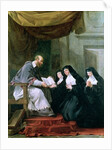 St. Francois de Sales Giving the Rule of the Visitation to St. Jeanne de Chantal by Noel Halle