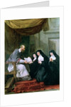 St. Francois de Sales Giving the Rule of the Visitation to St. Jeanne de Chantal by Noel Halle