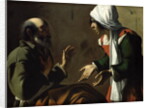 The Denial of St. Peter by Pensionante de Saraceni