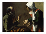 The Denial of St. Peter by Pensionante de Saraceni