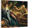 St. Anthony and St. Paul, detail from the Isenheim Altarpiece, 1512-15 by Matthias Grunewald