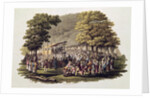 Camp Meeting of the Methodists in North America by Jacques (after) Milbert