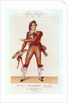 Joseph Isidore Samson in the role of Figaro in 'The Barber of Seville' by Lecurieux Lecurieux