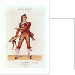 Joseph Isidore Samson in the role of Figaro in 'The Barber of Seville' by Lecurieux Lecurieux