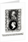 Portraits of the Encyclopaedists Jean Le Rond d'Alembert and Denis Diderot 1751-72 by French School
