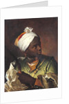 Portrait of a black man holding a bow, c.1697 by Hyacinthe Francois Rigaud