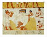 Recording the harvest by Egyptian 18th Dynasty
