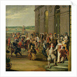 Louis XIV in Front of the Grotto of Thetis at Versailles, 1675 by French School