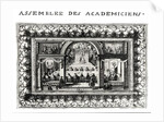 Meeting at the Academy Francaise in 1635 by French School
