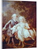Charles of France Count of Artois and his Sister, Clothide 1763-64 by Francois-Hubert Drouais