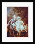 Charles of France Count of Artois and his Sister, Clothide 1763-64 by Francois-Hubert Drouais