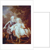 Charles of France Count of Artois and his Sister, Clothide 1763-64 by Francois-Hubert Drouais