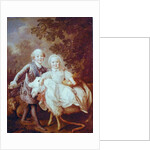 Charles of France Count of Artois and his Sister, Clothide 1763-64 by Francois-Hubert Drouais