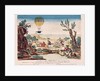 Appearance of the Hot-Air Balloon of Jean Pierre Blanchard between Calais and Boulogne, 1785 by French School