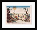 Appearance of the Hot-Air Balloon of Jean Pierre Blanchard between Calais and Boulogne, 1785 by French School