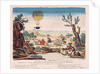 Appearance of the Hot-Air Balloon of Jean Pierre Blanchard between Calais and Boulogne, 1785 by French School