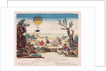 Appearance of the Hot-Air Balloon of Jean Pierre Blanchard between Calais and Boulogne, 1785 by French School