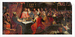 Belshazzar's Feast by Flemish School