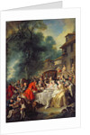 The Hunt Lunch, 1737 by Jean Francois de Troy