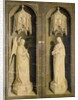 The Annunciation, outer panel from the Triptych of Moses and the Burning Bush, c.1476 by Nicolas Froment