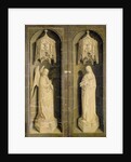 The Annunciation, outer panel from the Triptych of Moses and the Burning Bush, c.1476 by Nicolas Froment