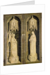 The Annunciation, outer panel from the Triptych of Moses and the Burning Bush, c.1476 by Nicolas Froment