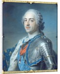 Portrait of King Louis XV 1748 by Maurice Quentin de la Tour
