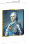 Portrait of King Louis XV 1748 by Maurice Quentin de la Tour