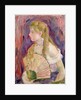 Young Girl with a Fan, 1893 by Berthe Morisot