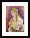 Young Girl with a Fan, 1893 by Berthe Morisot
