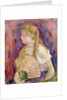 Young Girl with a Fan, 1893 by Berthe Morisot