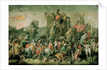 The Battle of Zama, 202 BC, 1570-80 by Giulio Romano